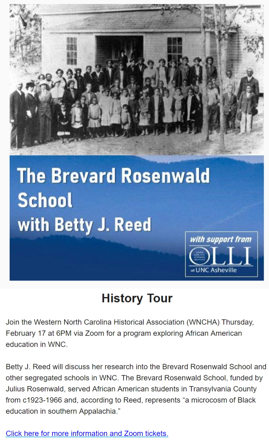 Faces Of Freedom, NC Justice Coalition Updates, The Brevard Rosenwald ...